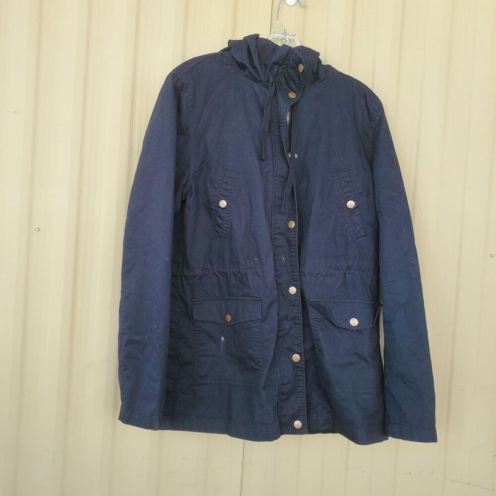 Love Tree Black Utility Jacket Size Large